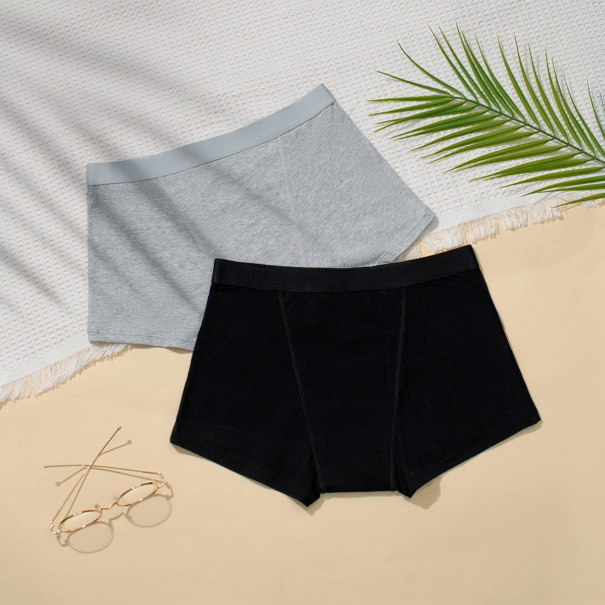 Flip Styles four-layer leak-proof menstrual panties for women, moisture-wicking and comfortable active tops for menstrual protection.